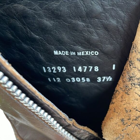 Ash Ryanna Studded embellished moto combat Boot gunmetal metallic 37.5/7.5 - Picture 11 of 14